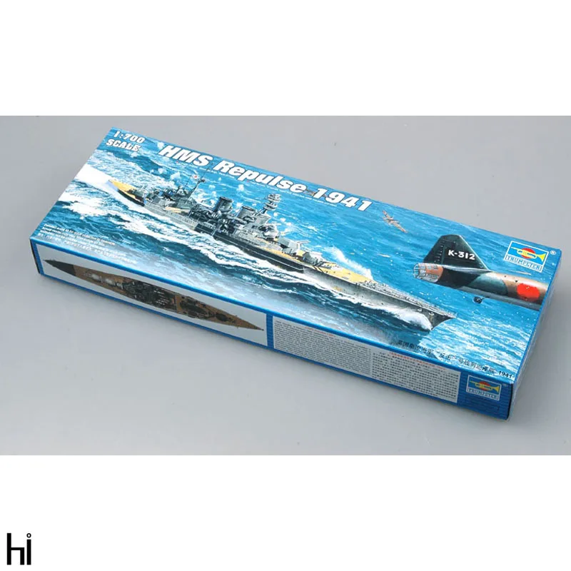 

Trumpeter 05763 1/700 Scale HMS Battle Cruiser Repulse 1941 Handmade Military Ship Toy Hobby Assembly Plastic Model Building Kit