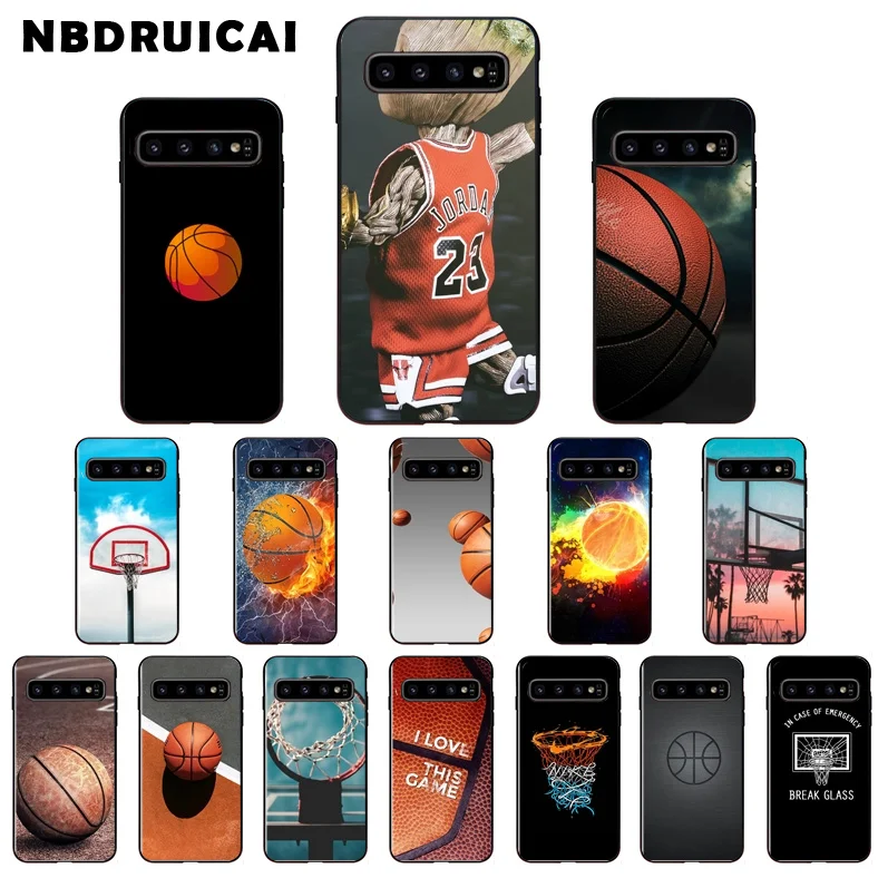 Чехол для телефона из мягкого силикона TPU в стиле баскетбольной корзины NBDRUICAI для Samsung S9 плюс, S5, S6 Edge, S7, S8, S10 E, S10 Plus.