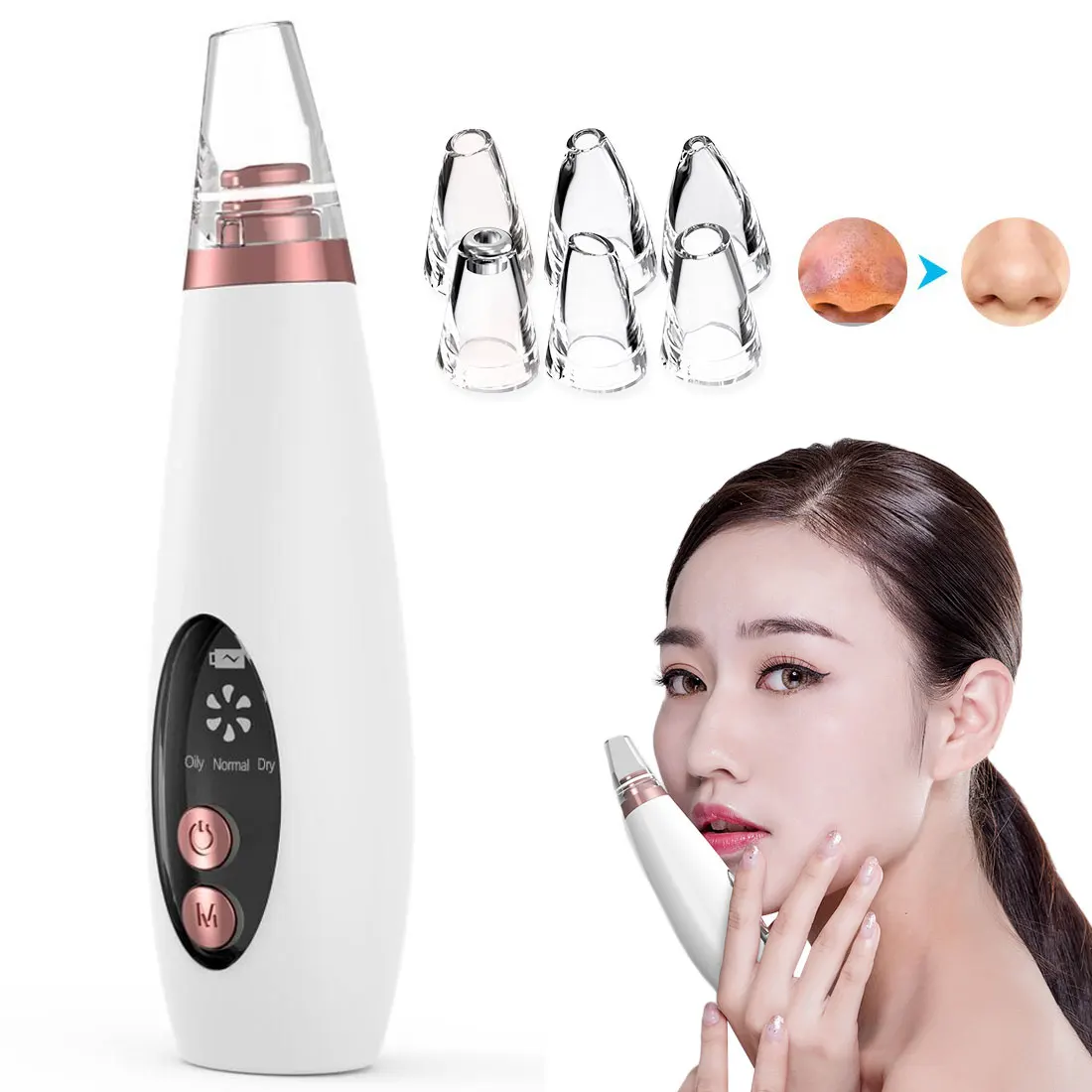 

Pore Cleaner Blackhead Remover Vacuum Facial Skin Care Suction Black head Black Dots Blackheads Pimples Removal Cleaning Tool s