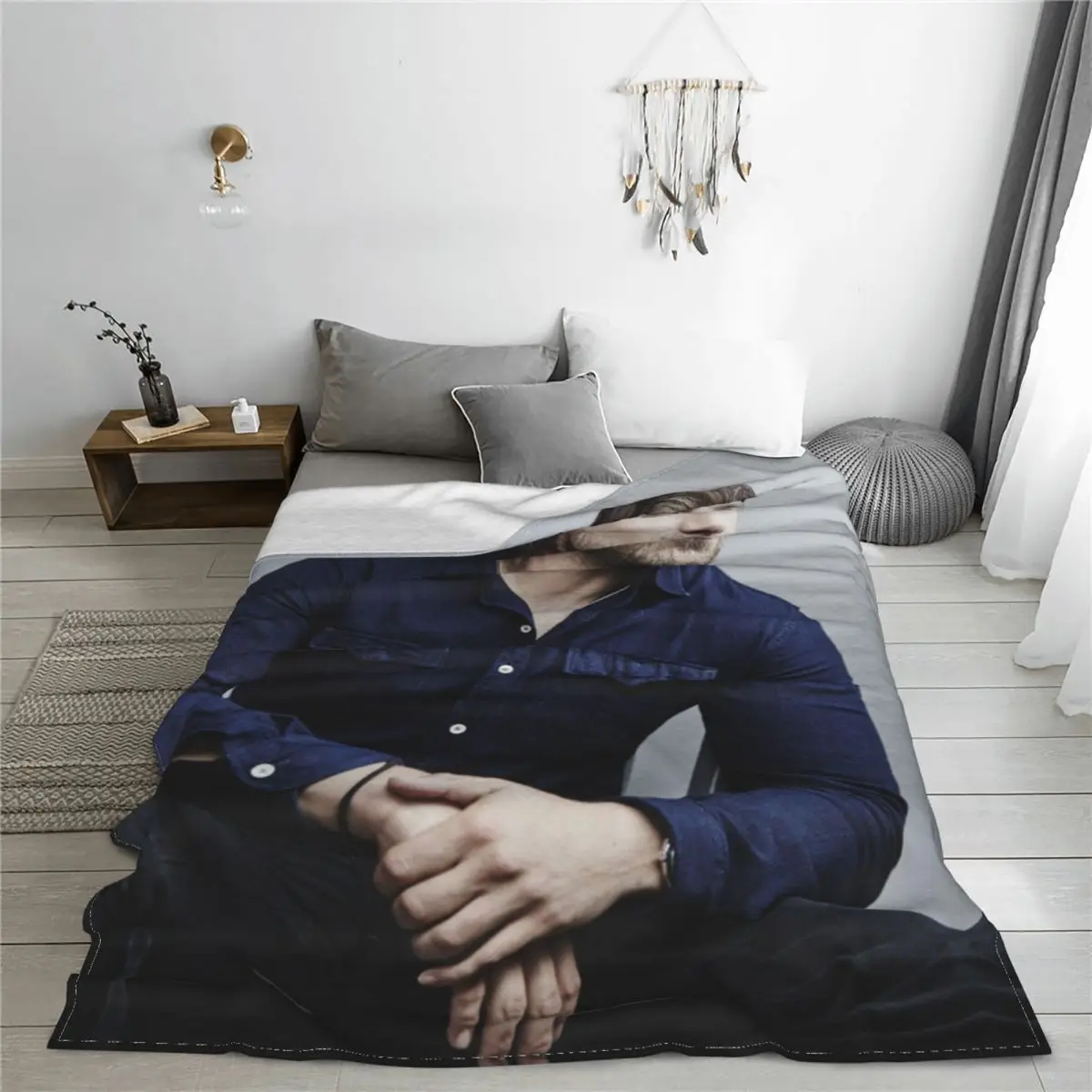 

Переносное теплое фланелевое одеяло Себастьян зимние одеяла для дивана шерпа флисовое покрывало