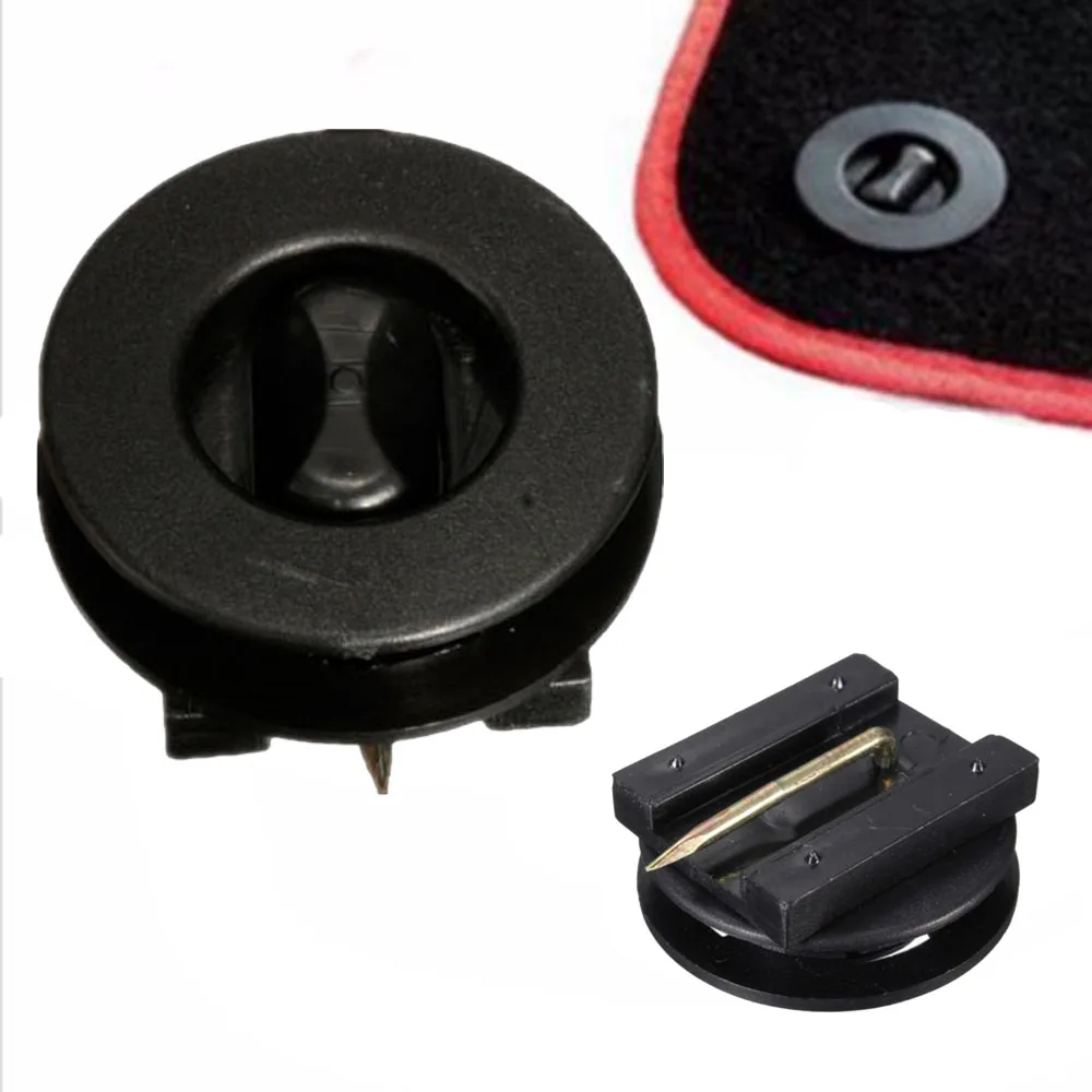 

2x Car Floor Mat Fastener Twist Lock Carpet Clips Anti Slip Knob Pads Fixing Clamps Floor Holder Fastener Accessories Universal