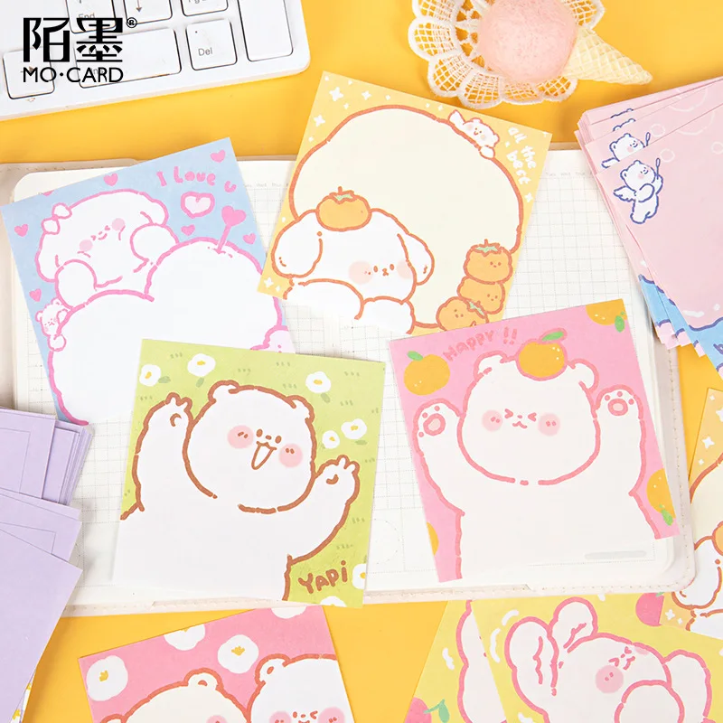 50 листов/лот из блакнота для бумаги заметок на клейкой основе мягкая