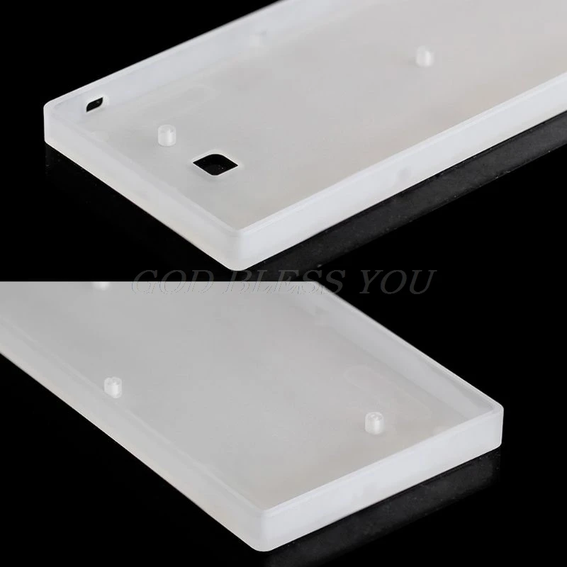

Frosted Acrylic Case Milk Case Shell PCB Costar Plate For 60% GH60 DZ60 Poker2 Frame Case Mini Mechanical Keyboard Drop Shipping