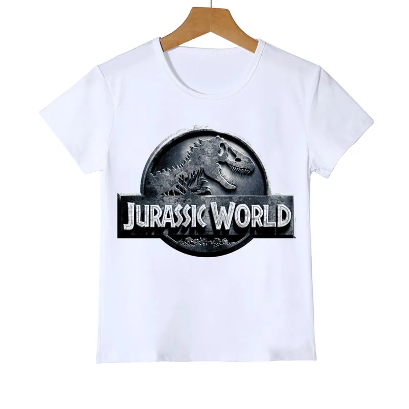 

Camiseta de Parque JurÃ¡sico para niÃ±os y niÃ±as, ropa con estampado de dinosaurio y animales