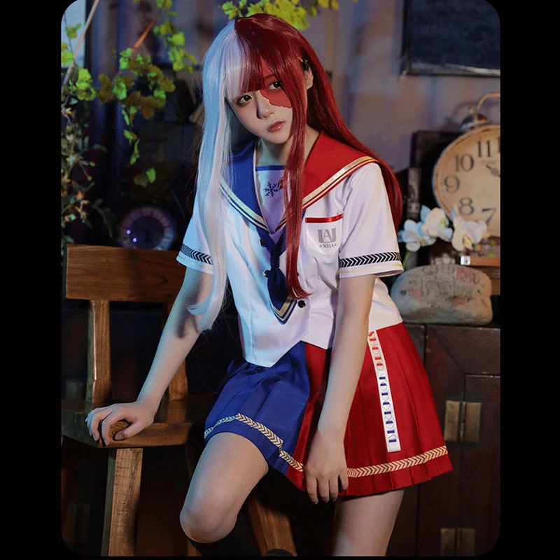 

Anime Comic My Hero Academia Cosplay Costumes Midoriya Izuku Uniforms Bakugou Katsuki School Uniforms clothes JK Dresses Skirts