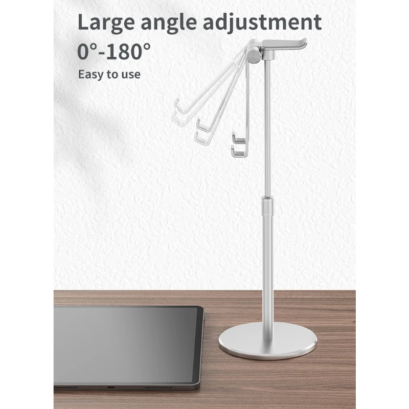 

Metal Liftable Desktop Phone Stand Foldable Tablet Holder Adjustable Cellphone Bracket H052