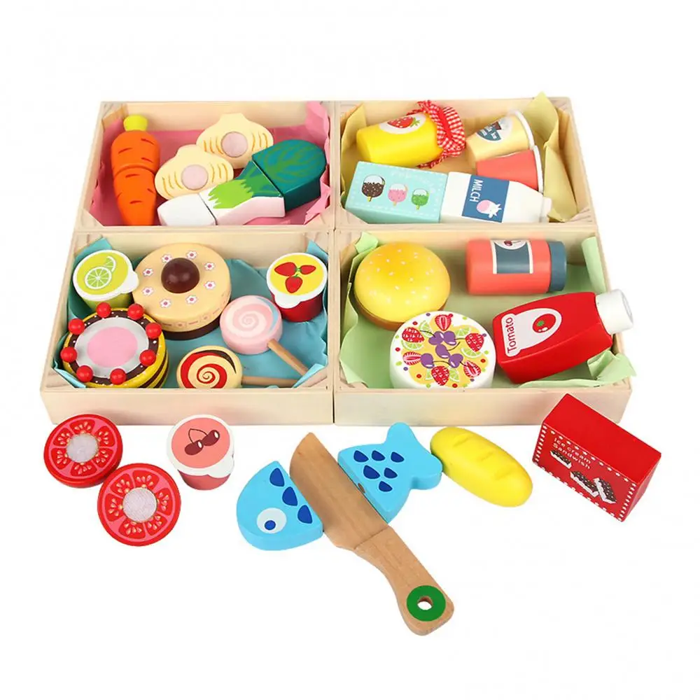 Детская деревянная имитация серии кухня игровой набор для игрового домика