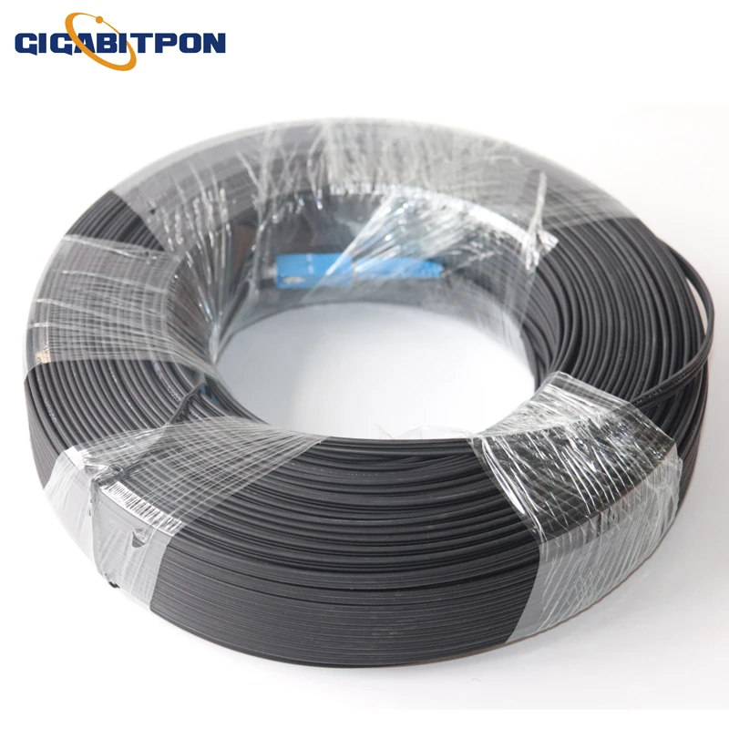 SC UPC to SC UPC single-mode simplex G657A outdoor optical fiber FTTH breakout cable jumper 50M 100M 200M  free shipping