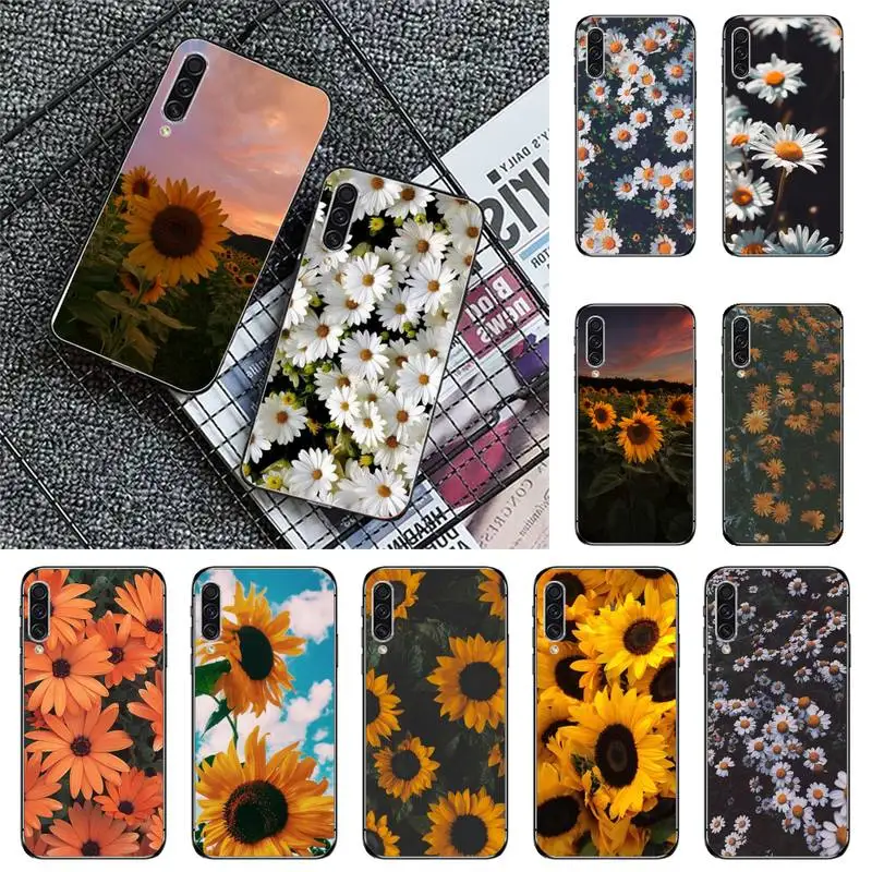 

sunflowers sunset flowers Phone Case For Samsung galaxy A S note 10 7 8 9 20 30 31 40 50 51 70 71 21 s ultra plus