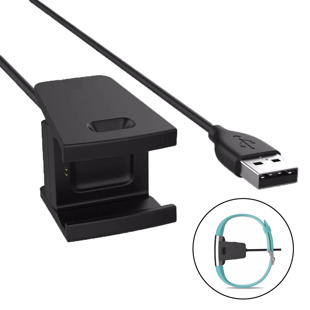 Замена зарядного USB кабеля Fitbit Charge 2 шнур устройства для браслета док адаптер с 55