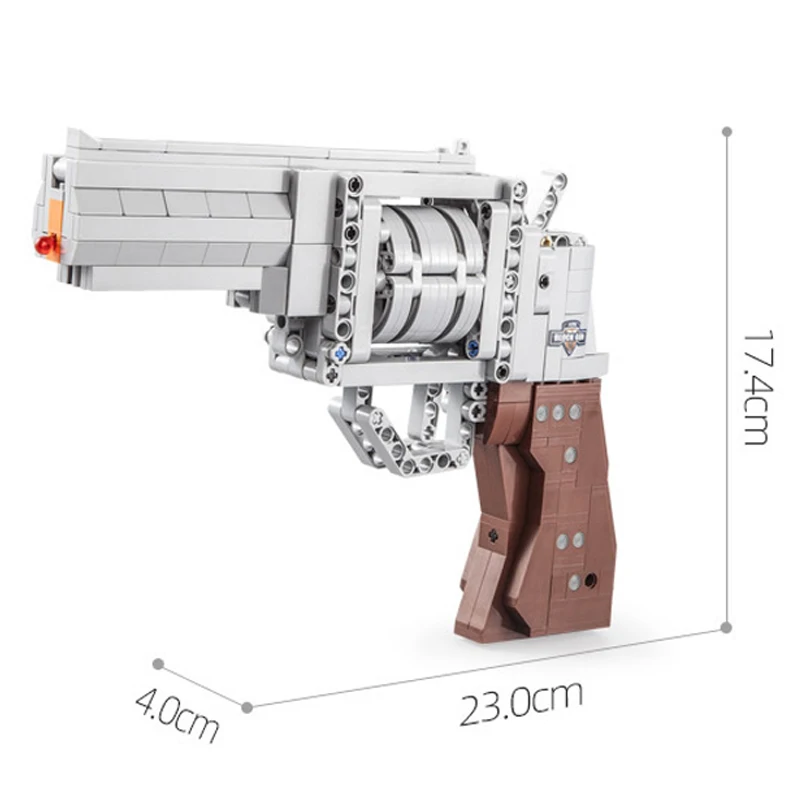 Конструктор ковбойский револьверный пистолет WW2 Shoting MOC 475 шт. | Игрушки и хобби