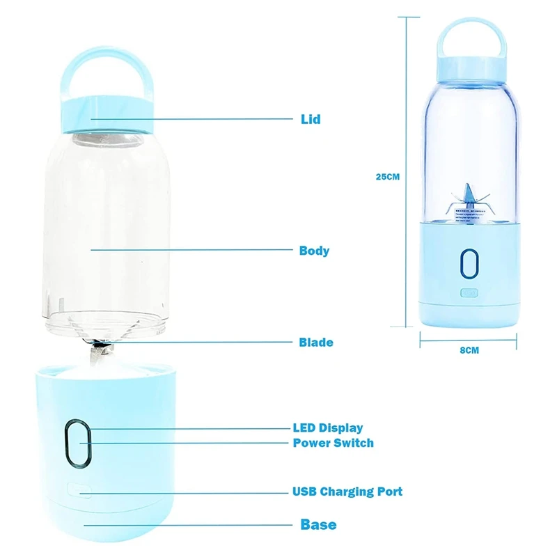Портативный блендер персональные блендеры мини-блендер для смузи и шейкеров