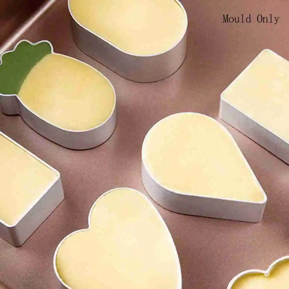 10 шт./компл. форма для печенья прямоугольная/эллипса/ананаса выпечки тортов штамп