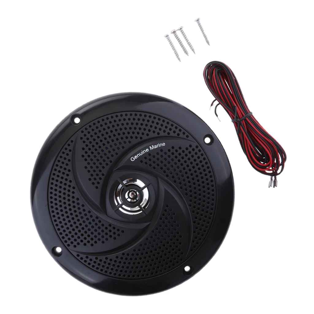

Boat Waterproof Speaker Sound Auto Modified Horn Round Flush Fitting For Yacht Marine Car RV Camper Etc Boat Accessories Marine