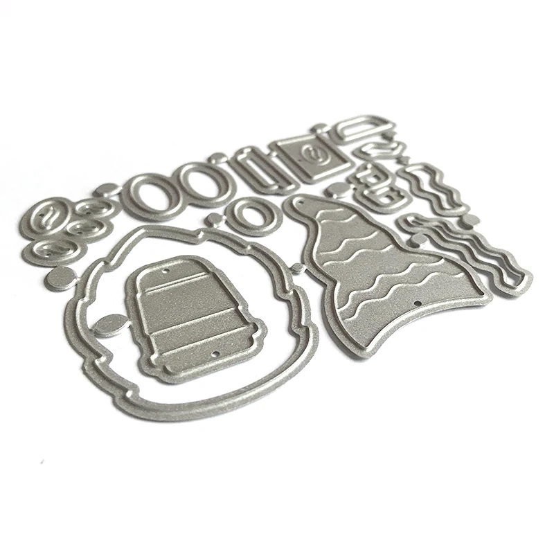 

MEET HUANG Coffee Gnome Craft Metal Cutting Dies Stencil Template For DIY Scrapbooking Embossing Paper Cards Making Decorative