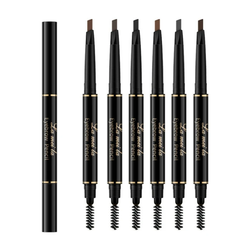 Двухсторонний карандаш для бровей долговечный водонепроницаемый