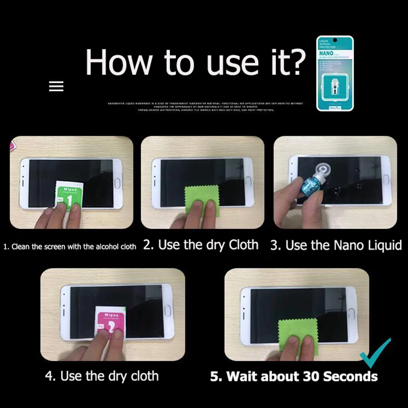 Универсальная нано защитная пленка для экрана телефона IPhone X Oneplus 5T невидимая