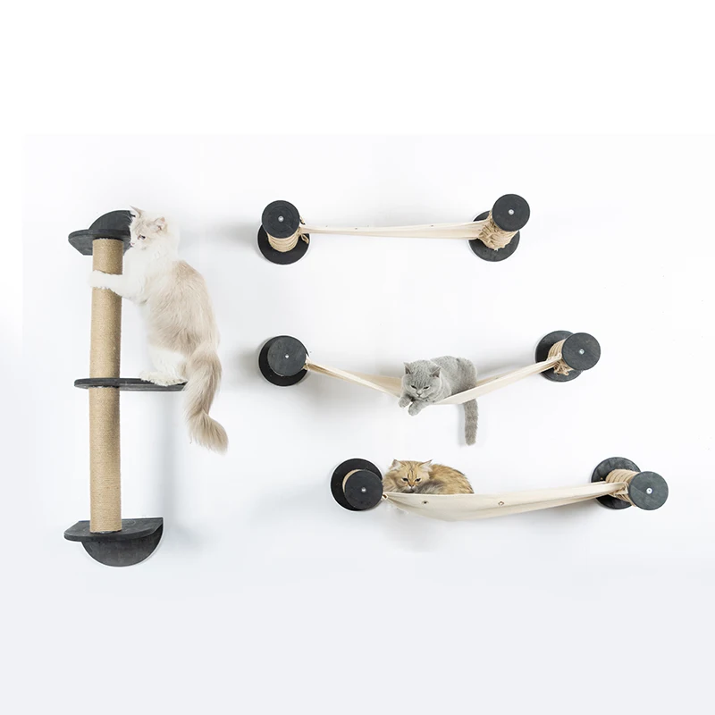 

Cat Sport Complex Wall Cat Furniture Cat Condo Cat Wall Furniture Cat Climbing Tree Cat Shelf Wall Cat Tree Tower