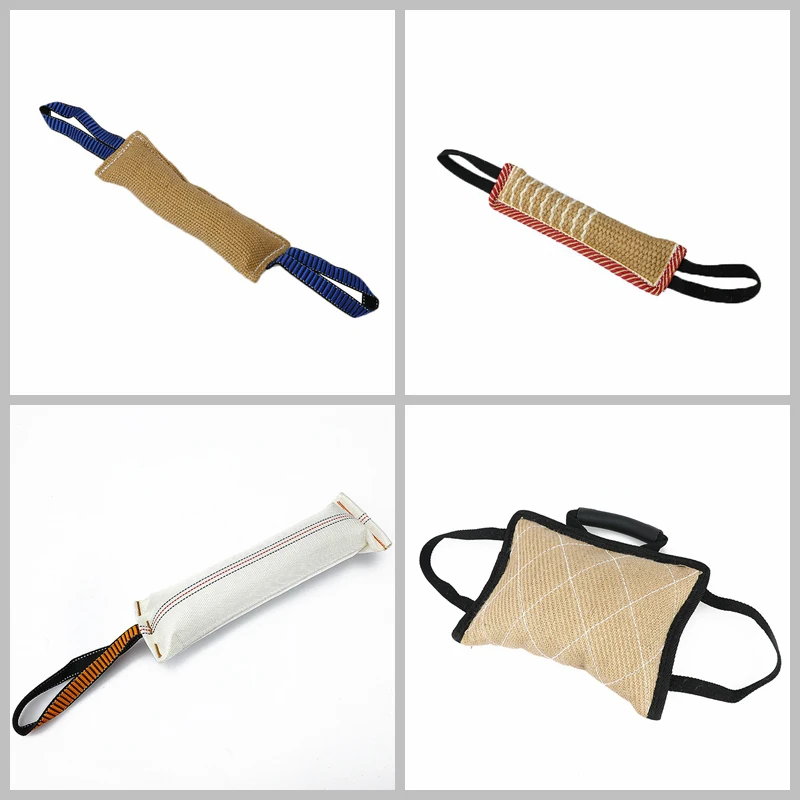 Durable Dog Training Bite Tug Pillow Sleeve with 2 Rope Handles for Malinois German Shepherd Rottweiler Pet Toy Chewing | Дом и сад