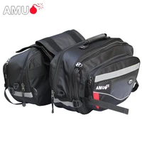 motorcycle saddle bags large capacity travel back seat luggage oxford motorbike black box rear edging motocross helmet bag