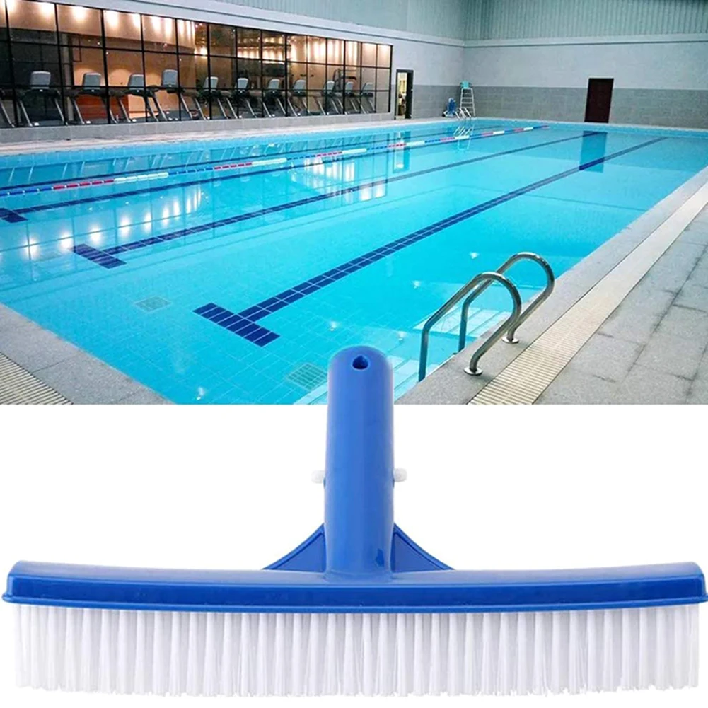 

Plastic pool brush Swimming pool cleaning brush head Easy-to-use to clean pools spas bathtubs walls tiles and floors