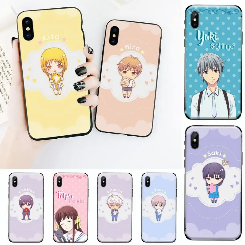 

Anime Fruits Basket Phone Case for iPhone 11 12 mini pro XS MAX 8 7 6 6S Plus X 5S SE 2020 XR