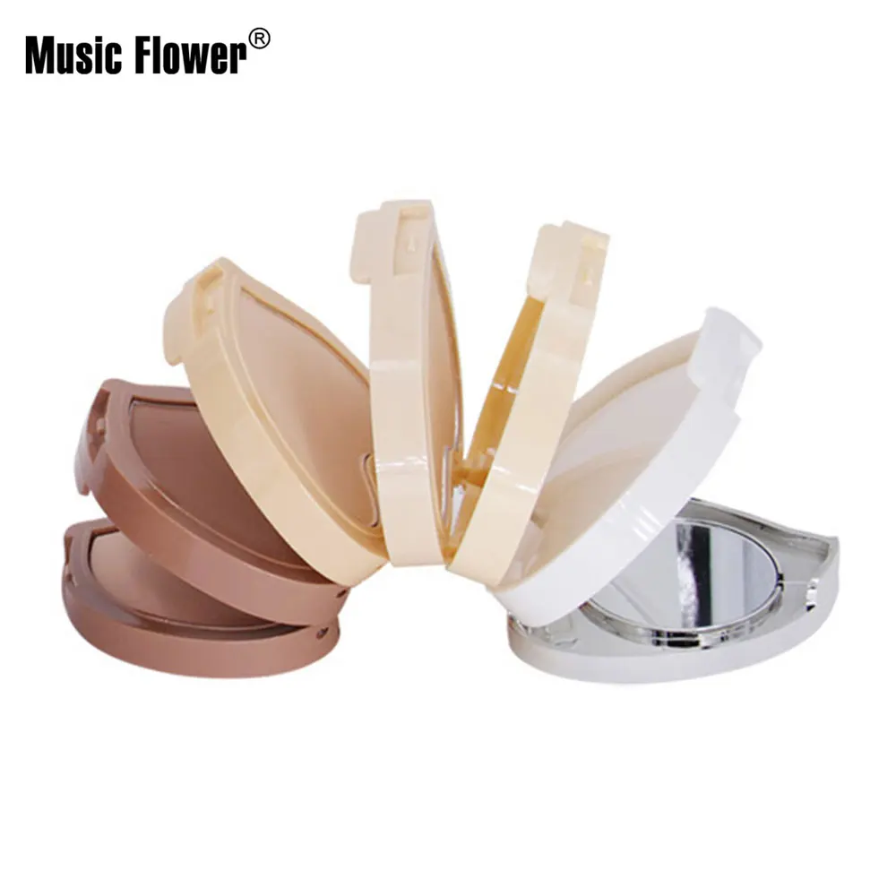 5 цветов в форме сердца сокрытие затенение Волшебная пудра комплект с губкой