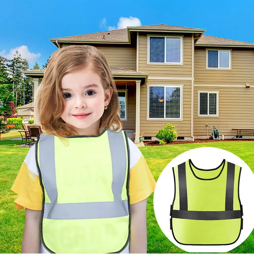 Защитный жилет для езды на велосипеде Детский с отражателем активного отдыха или