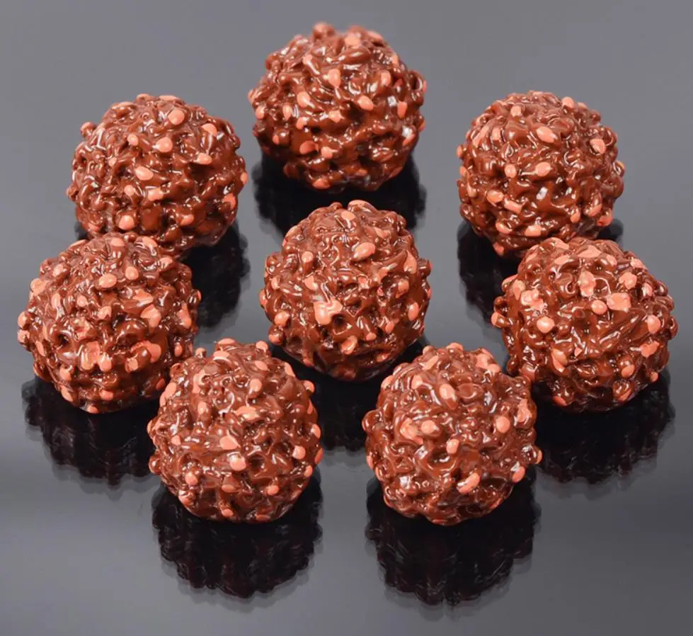 

Simulation Chocolate Ball Flatback Resin Fake Food Resin Cabochons DIY Scrapbooking Phone dollhouse Case Decorative Craft