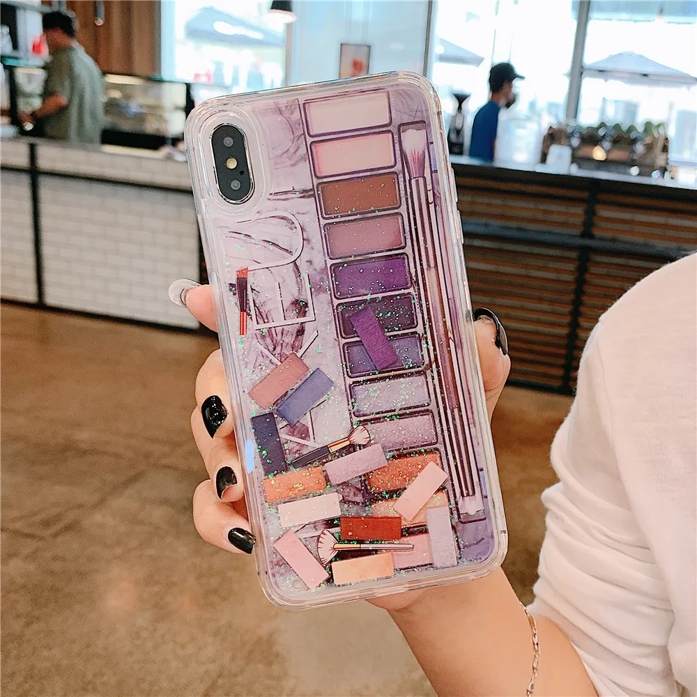 Чехол для iPhone 12 Pro Max 11 7 8 Plus X XR XS MAX ТПУ с блестками | Мобильные телефоны и