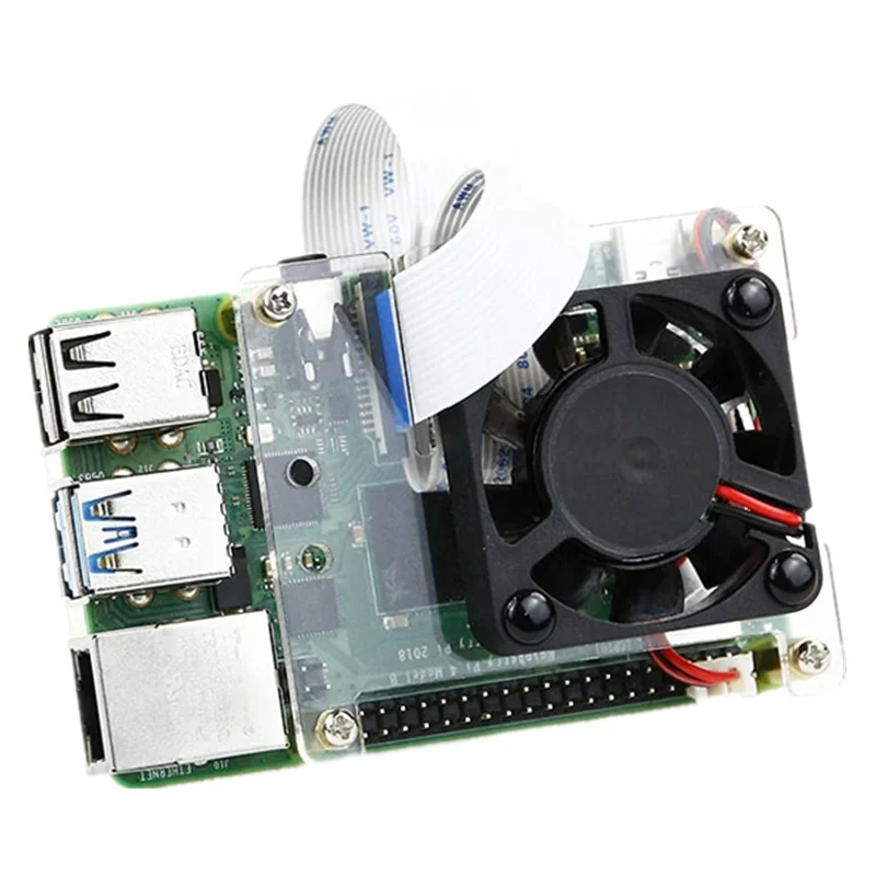 Акриловый чехол для Raspberry Pi с монтажными отверстиями официальной камеры HQ и