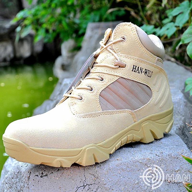 Уличные армейские походные кожаные ботинки для походов военные охотничьи