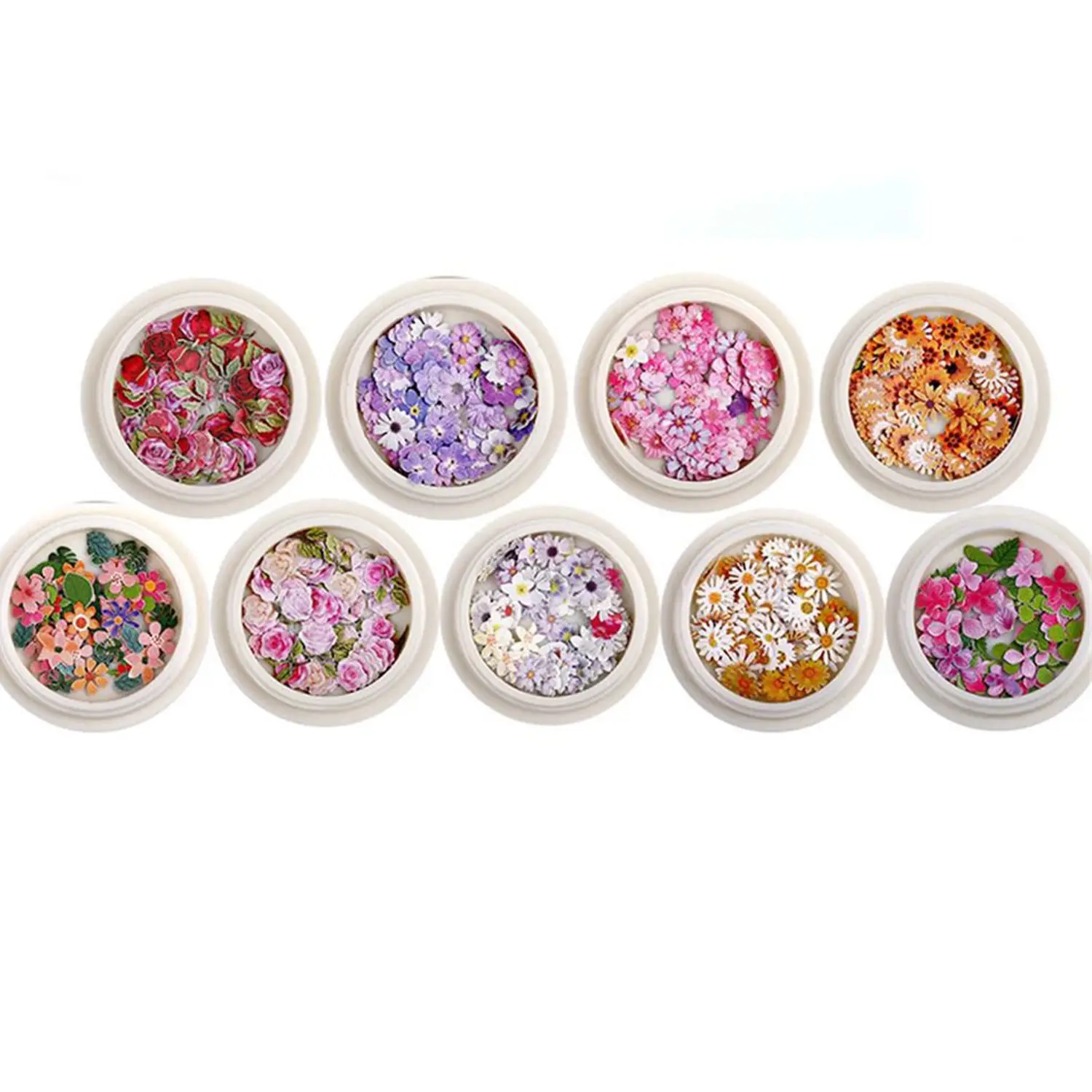 

DIY Manicure Wood Pulp Flakes Glitter Flakes Romantic Rose Nail Art Sequins Ultrathin Holographic Nail Paillettes