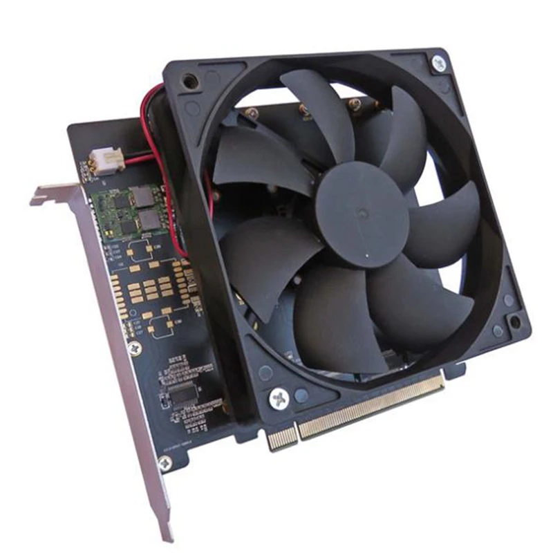 

4х NVME M.2 AHCI к PCI-E Express 3,0 Gen3 X16 Raid Card с вентилятором VROC Raid 0 Hyper Adapter