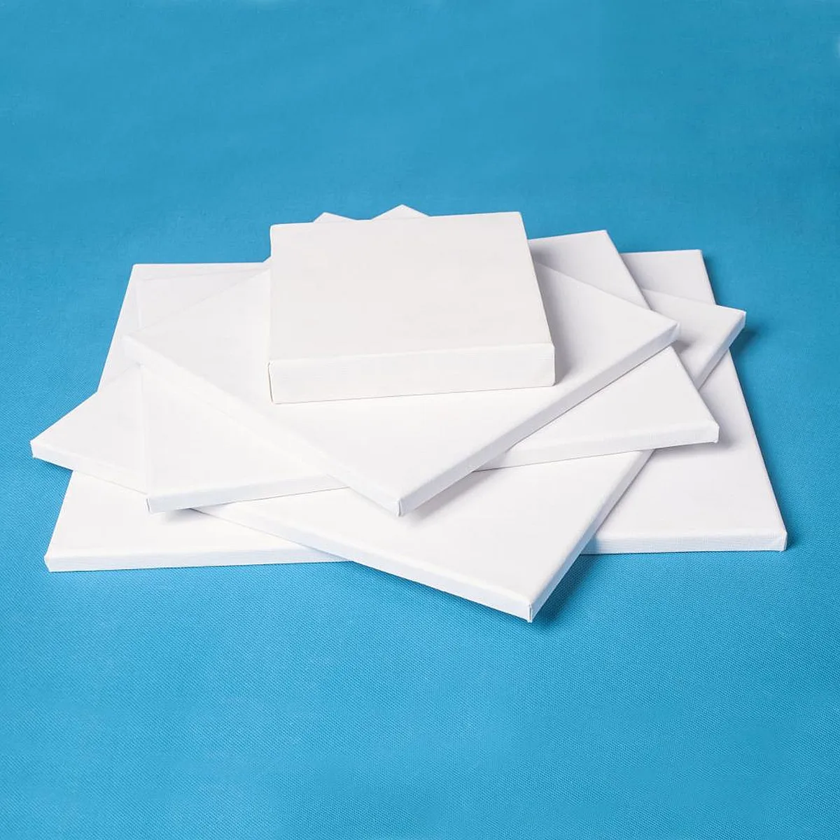 Художественная доска для рисования белая квадратная в ассортименте 1 шт|Холст