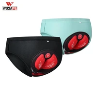 wosawe mens cycling underwear comfortable underwear sponge gel 3d padded bike short size s xxxl bike short pants