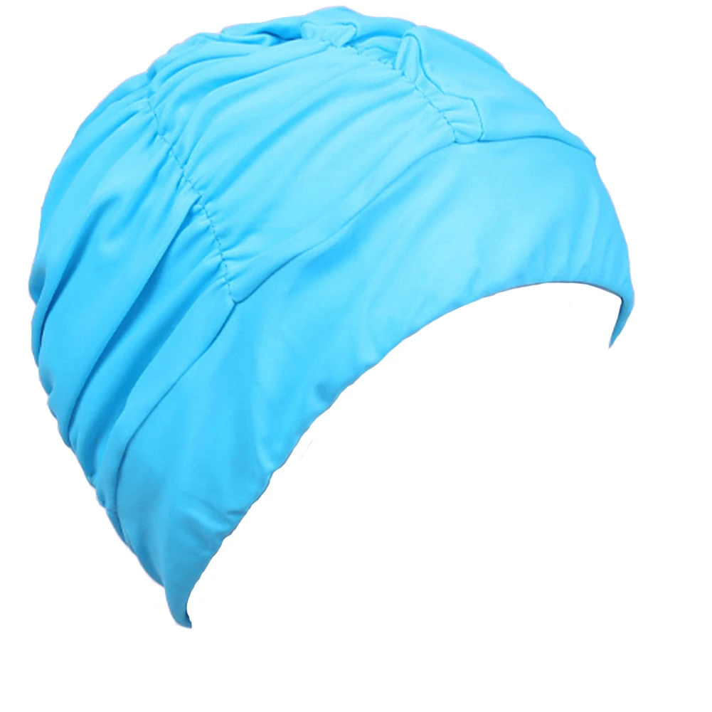 Для мужчин женщин купальный стрейч нейлон резинка для волос однотонные пляжные