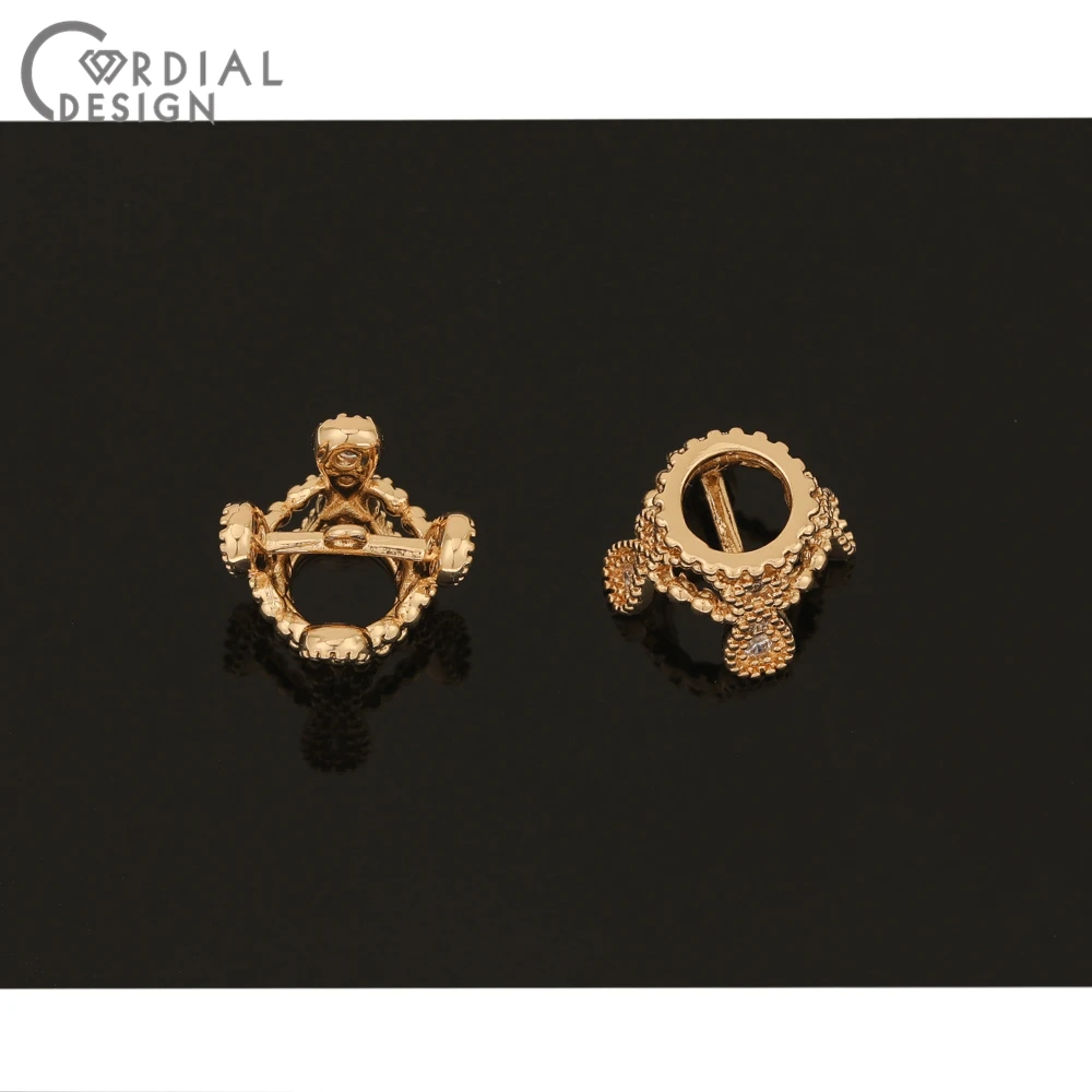 

Cordial Design 40Pcs 11*15MM Jewelry Accessories/Pendant/Hand Made/Crown Shape/CZ Charms/Earring Findings/DIY Jewelry Making