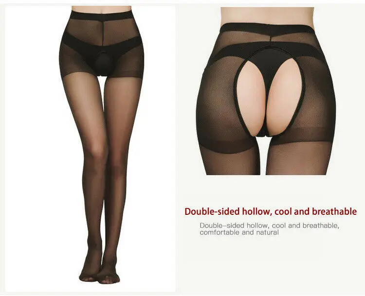 

Pantyhose Female Open Crotch Breathable Pantyhose Sexy Underwear