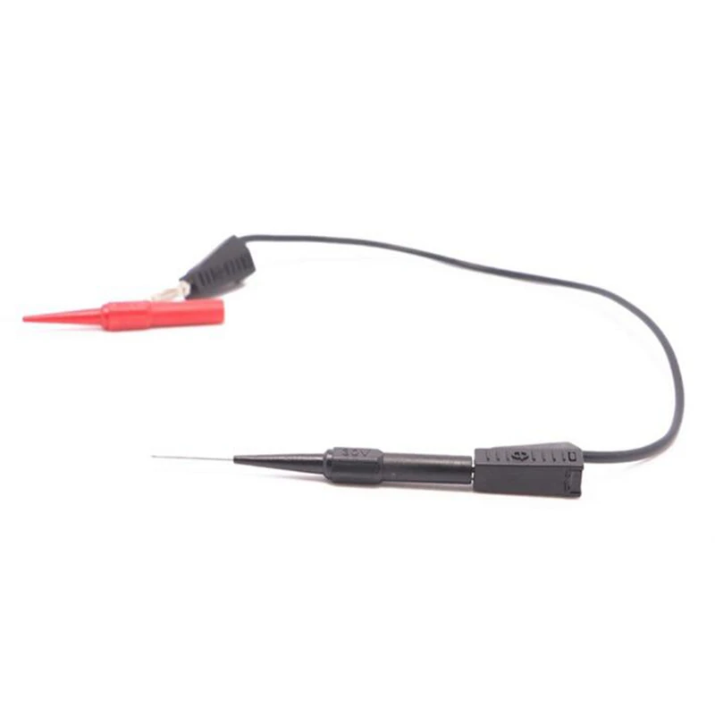 2 Pcs/Set Best Sale Copper Test Lead Probe Stainless Steel Needle Jack For Multimeter Tool Black/Red Tools Accessories Sondear |
