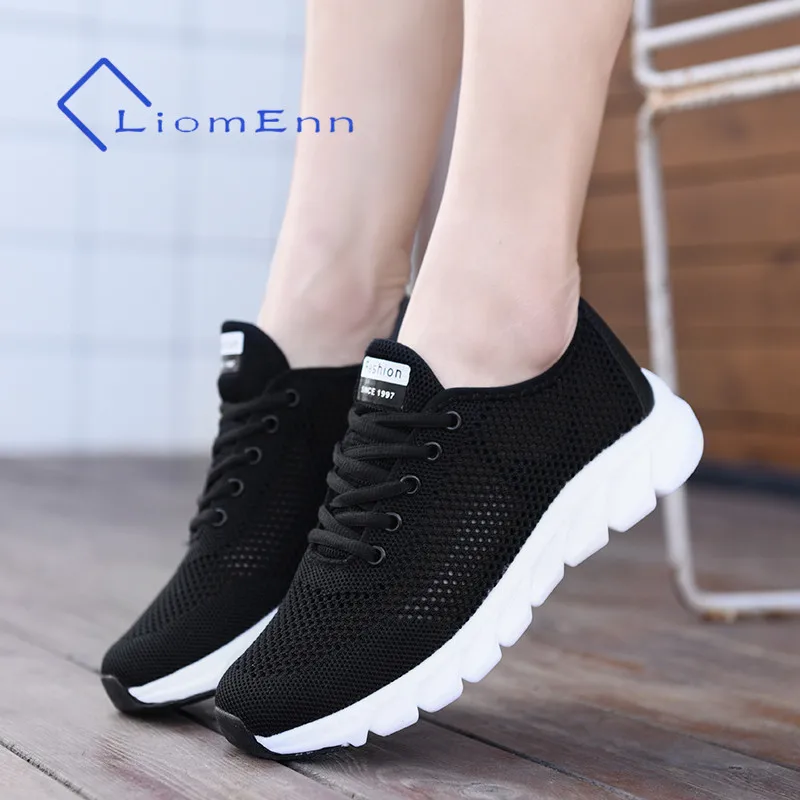 

Women's Summer Sneakers 2021 New Light Breathable Mesh Running Sports Shoes Tennis Female Casual vulcanize Shoes basket femme