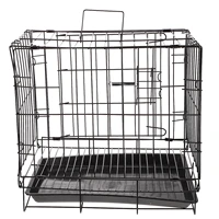 1 set folding dog kennel iron wire pet crate practical pet shelter pet supplies