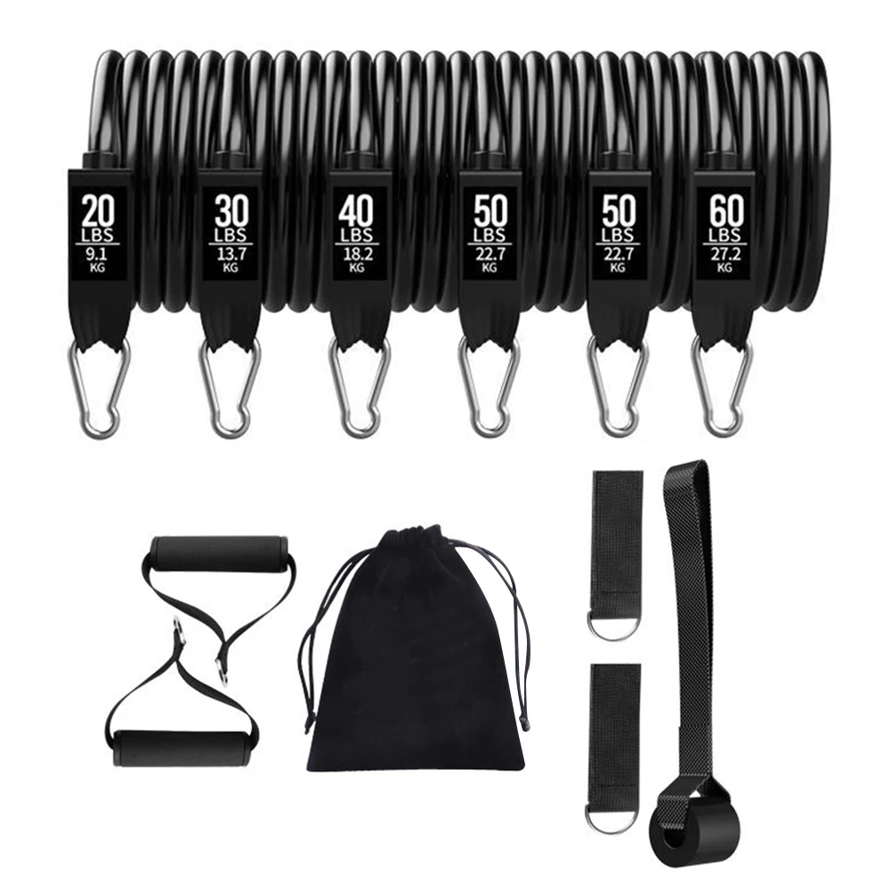

TPE 1 Set Latex Resistance Bands Training Exercise Yoga Tubes Pull Rope Rubber Expander Elastic Bands Fitness Equipment