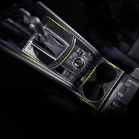 for mazda cx 5 cx5 2017 2018 2019 kf lhd car center control gear shift panel cover water cup frame strips garnish accessories