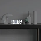 Большие 3D светодиодсветодиодный цифровые настенные часы с отображением даты и времени по Цельсию ночник настольные часы будильник украшение для гостиной