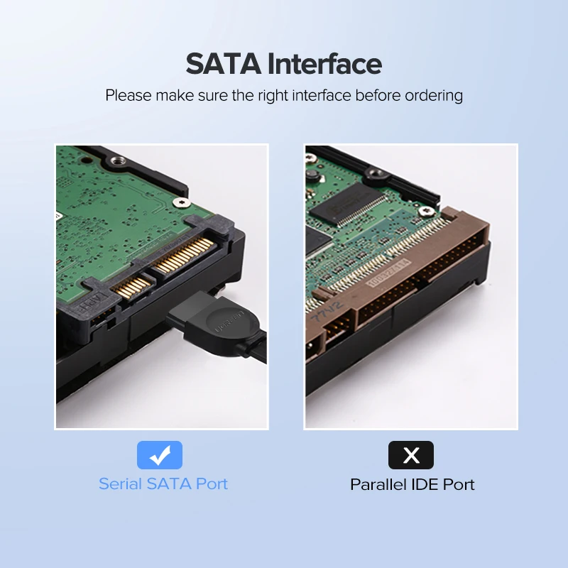 Кабель Ugreen Sata 3 0 Супер Скоростной жесткий диск SSD HDD 2 5 III прямоугольный для ASUS Gigabyte