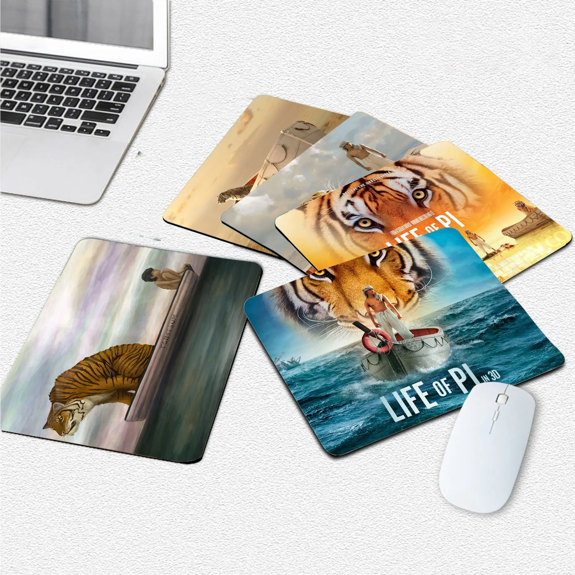 

Красивый Уникальный Настольный коврик для мыши в стиле аниме Disney Life of Pi, гладкий коврик для мыши для настольных компьютеров, игровой коврик ...
