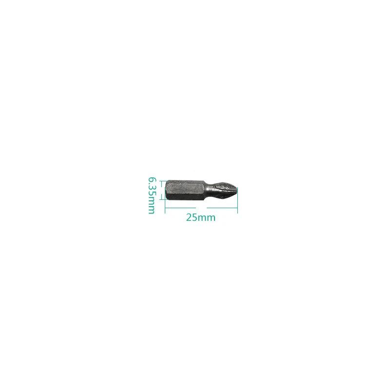 25mm anti-skid 5 шт./1 шт. S2 Магнитный Противоскользящий шестигранный хвостовик Крестовая головка отвертка партия насадка головка PH2* 25 мм PH2* 50 мм набор ручных инструментов - Цвет: 25mm anti-skid