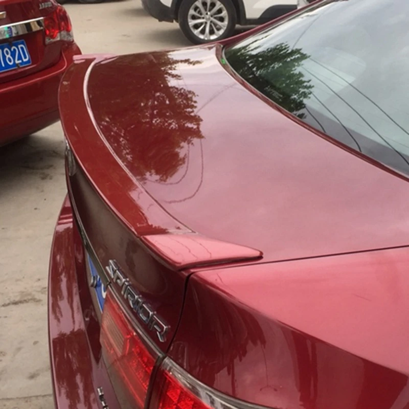 Задний спойлер багажника из АБС-пластика угольная поверхность задний с утиным