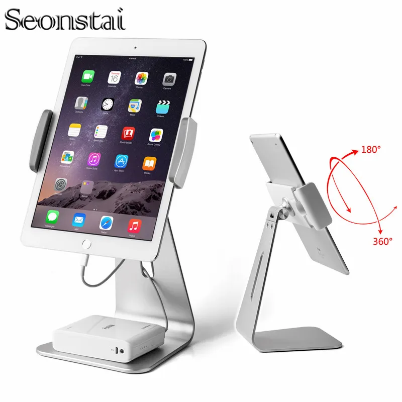 Элегантная Алюминиевая Подставка для планшета 7-13 дюймов с поворотом на 360